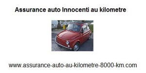 Assurance auto Innocenti au kilometre