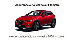 Assurance auto Mazda au kilometre