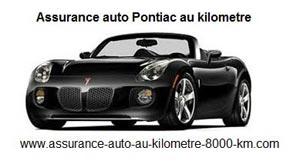 Assurance auto Pontiac au kilometre