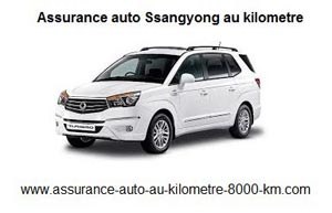 Assurance auto Ssangyong au kilometre