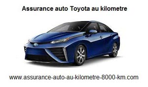 Assurance auto Toyota au kilometre