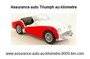 Assurance auto Triumph au kilometre