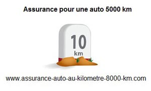 Assurance auto 5000 kilometre