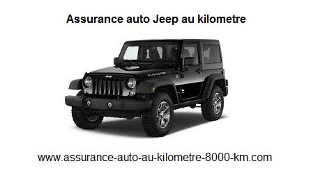 Assurance auto Jeep au kilometre